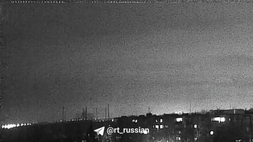 Видео, как утверждается, прилётов в Днепропетровске, после которых пропал свет