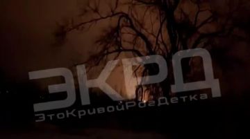 Кадры сегодняшних вечерних прилётов в Кривом Роге