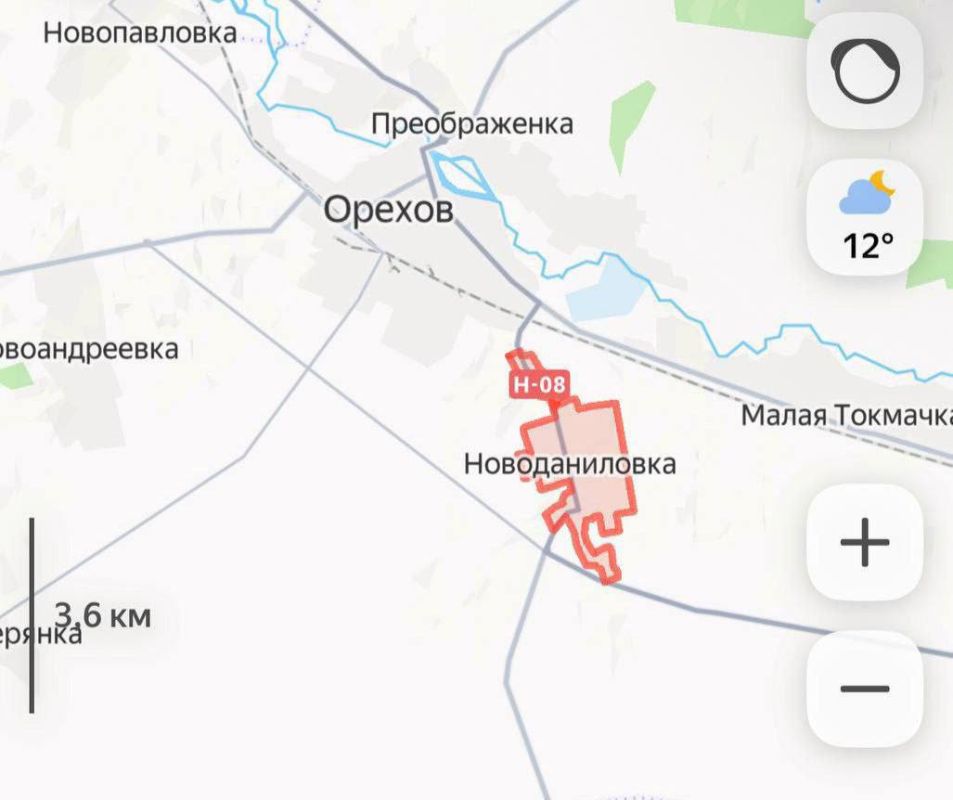 Активное продвижение Русской Армии вдоль Днепра в районе Степногорска вынудило ВСУ перебросить туда часть сил с Ореховского направления