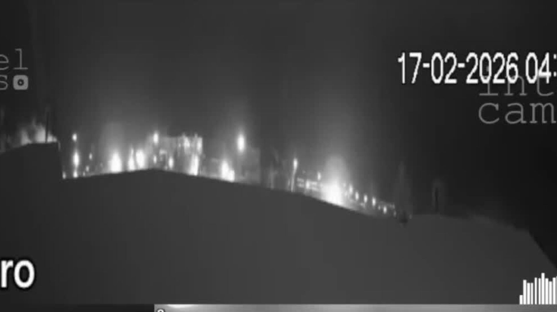 Видео пожара в Днепропетровске после прилёта "Гераней" этой ночью