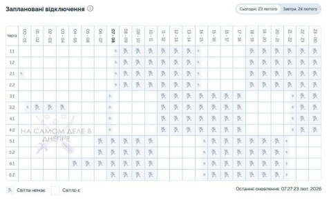 На Днепропетровщине отменены экстренные отключения света