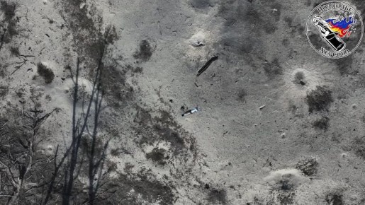 Левый берег. Оператор БЛА 18 ОА ГрВ "Днепр" уничтожает FPV-дрон - "ждун" боевиков ВСУ