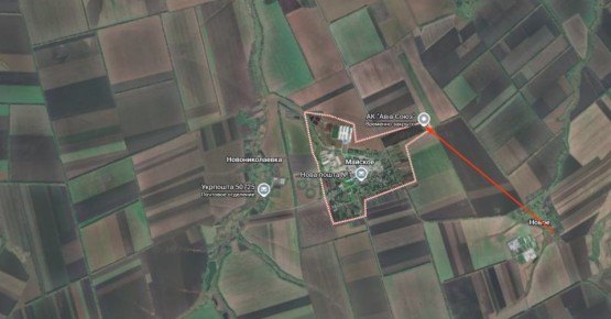 Сергей Лебедев: Днепропетровская область, прилеты в Синельниково 16 марта