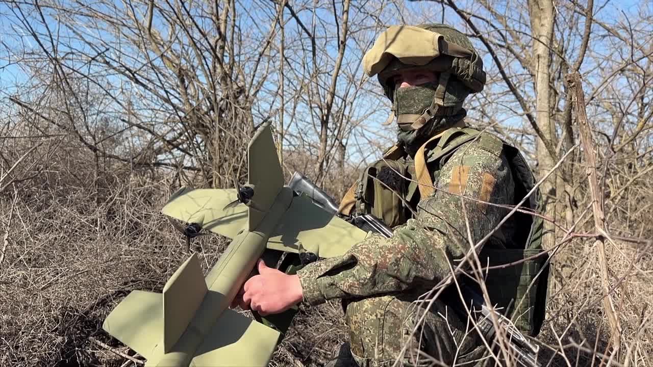 Зенитный расчёт ПВО группировки войск «Днепр» уничтожил ударный БПЛА ВСУ в Херсонской области