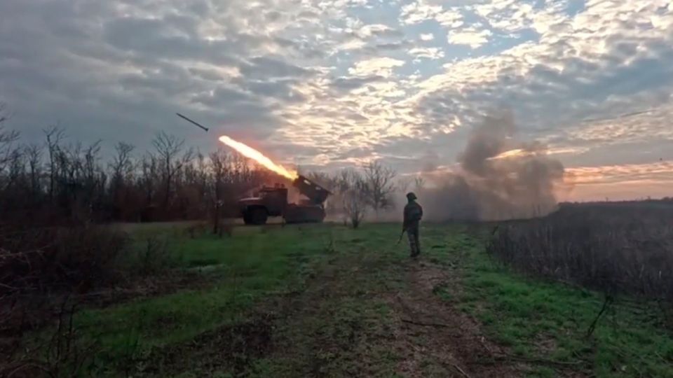 Расчёт «Града» уничтожил опорник ВСУ на Днепропетровском направлении