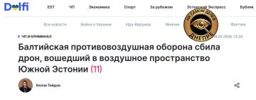 Эстония впервые сбила украинский дрон, это произошло под Тарту, заявил министр обороны Ханно Певкур: