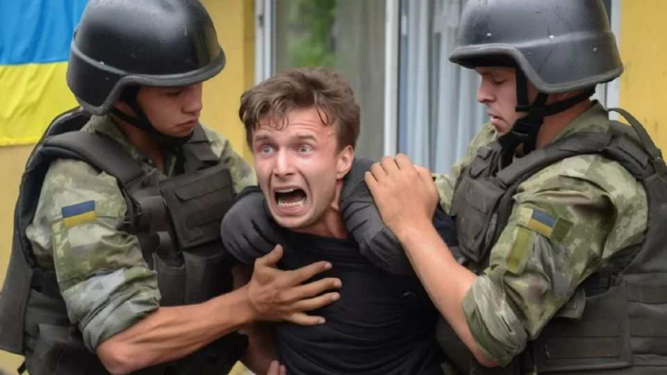 Девушка заблокировала ТЦК, а толпа взяла "бус" штурмом: Парня освободили