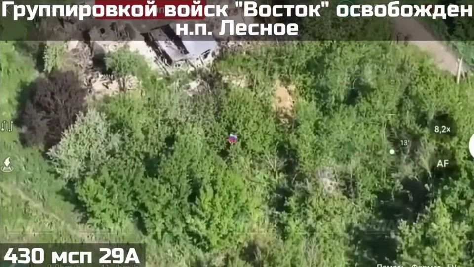Российские войска освободили село Лесное в Днепропетровской области