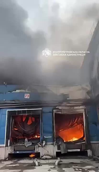 Нанесен удар по складу компании АТБ в Днепропетровске