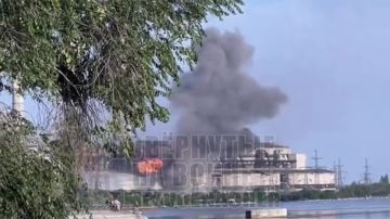 Недавние прилёты по Криворожской ТЭС в Зеленодольске Днепропетровской области
