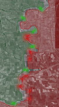 «На Днепропетровском направлении продолжаются ожесточенные бои на северном фланге, где ВСУ периодически пытаются зайти на технике в Терноватое