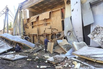 ВС России ударили «Геранями» по логистическому центру ВСУ, где хранилось вооружение