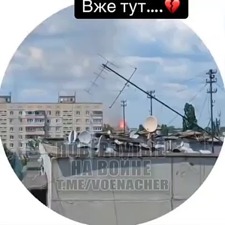 Павлоград. Момент детонации подгузников