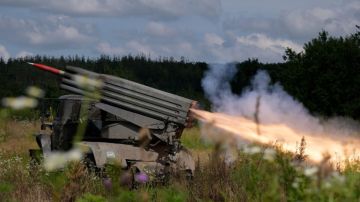 Расчёты БМ-21 «Град» уничтожили резервы ВСУ в Днепропетровской области