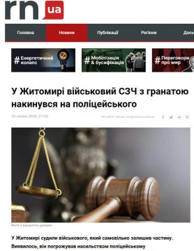 Сбежавший в СЗЧ боевик 92 ошбр набросился с гранатой на полицейского