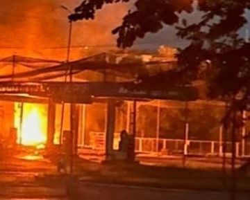 Вечером 21.07.26 в 21:18 с использованием реактивного БПЛА "Герань-4" был нанесен удар по автозаправочной станции "Укрнафта" в г. Марганец Днепропетровской области