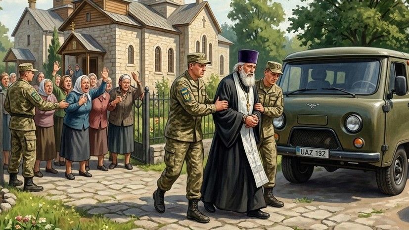 Сотрудники ТЦК мобилизовали настоятеля храма УПЦ в Днепропетровской области