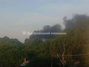 От ударов «Гераней» заполыхал завод в Днепропетровской области