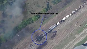 В районе Вишневое в Днепропетровской области был уничтожен украинский воинский эшелон