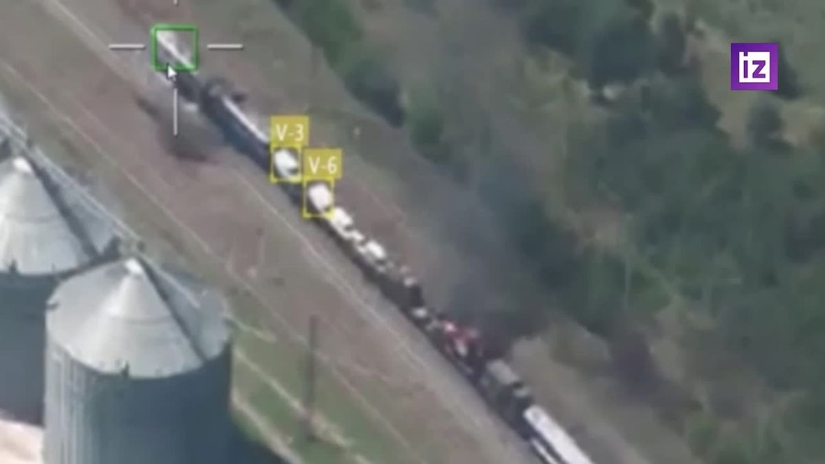 ВС РФ уничтожили эшелон с военной военной техникой ВСУ в Днепропетровской области