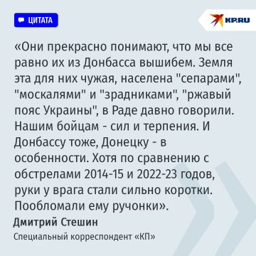 Военкор Стешин: ВСУ хотят оставить Донбасс и уплотнить оборону в Днепропетровске
