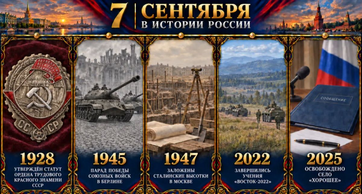 7 сентября в истории России