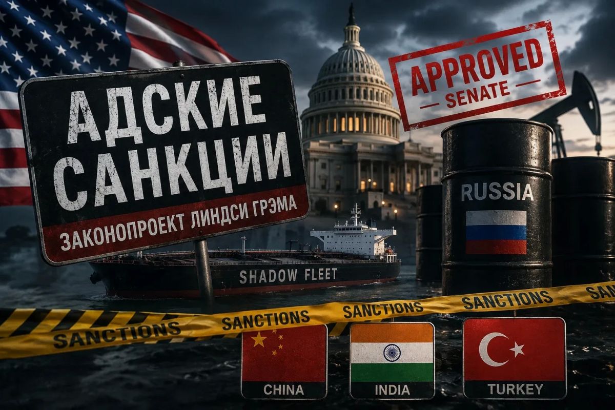 Палата представителей США проголосовала за принятие закона об «адских санкциях» (262 голоса «за», 159 — «против»)