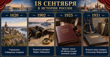 18 сентября в истории России