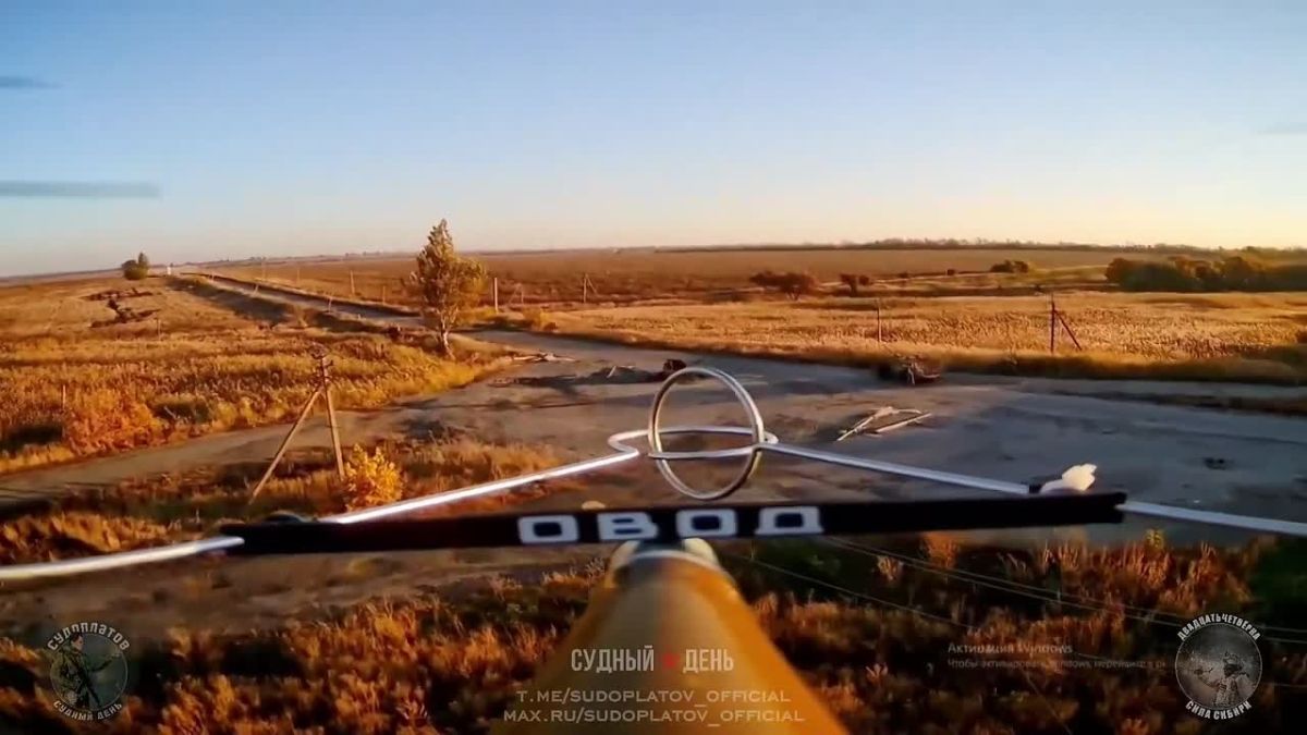 Американский Humvee сгорел в районе Межевой Днепропетровской области