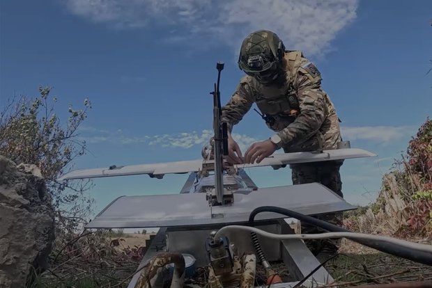 Минобороны: Дрон-камикадзе «Молния-2» поразил пункт управления ВСУ «вслепую»